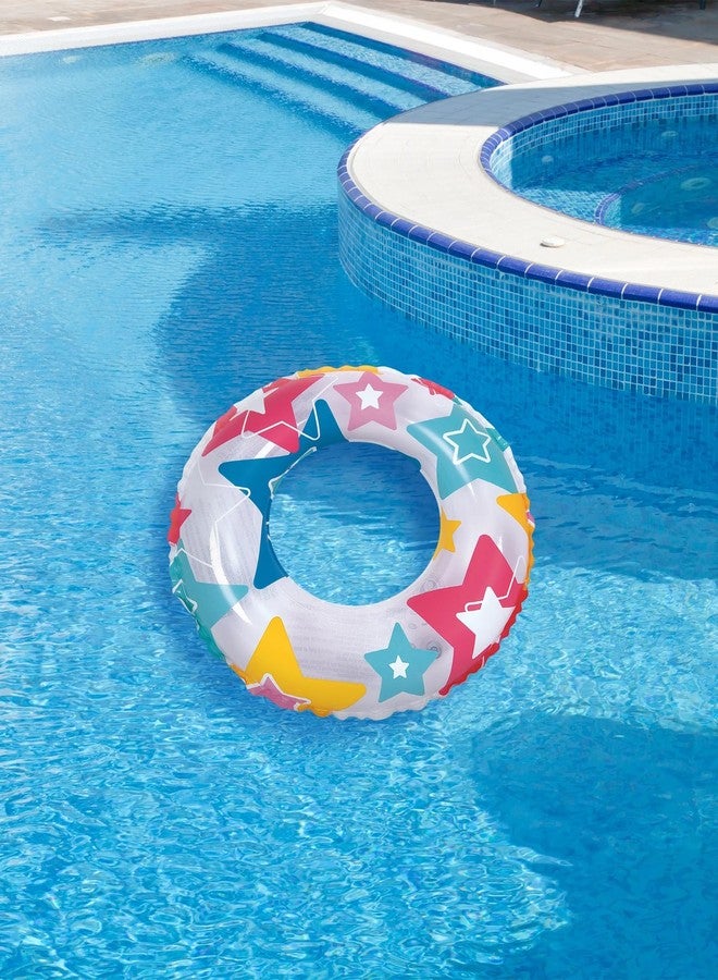 Lifera Midgard Swimming Safety Ring (Swim Tube for Kids) for pool party [24 inch | Multi design] Inflatable Pool Floats for Kids Children - Image 3